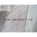 Embossed Flocked Polyester Fabric for Cushion